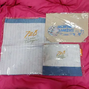 나니와단시 나니와노니와 토트백 플랫 파우치