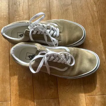 VANS 베이지 스웨이드 스니커즈 (상자 없음) 28cm