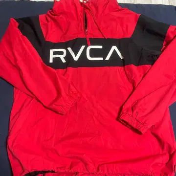 RVCA 하프 지퍼 윈드브레이커
