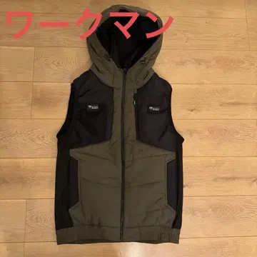 NEXT WORKER x WindCore 후드 부착 베스트 워크맨