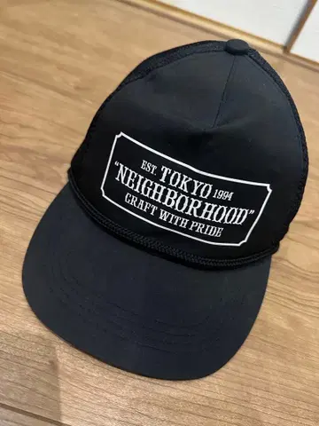 NEIGHBORHOOD 메쉬 캡 블랙