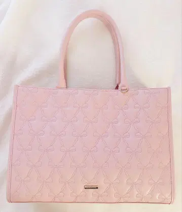 Maison de FLEUR 리본 퀼팅 백