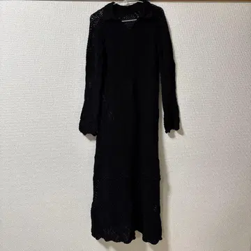 CELFORD 블랙 니트 원피스 38