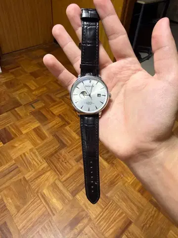 자동 와치 실버/블랙