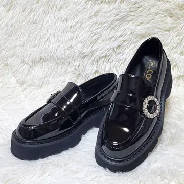 컨디션 최상 coca 코카 비쥬 버클 통굽 로퍼