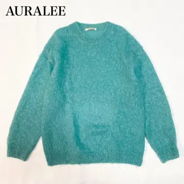 AURALEE BRUSHED SUPER KID MOHAIR KNIT