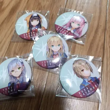 레어 헤븐 번즈 레드 캔뱃지 5개 묶음 판매