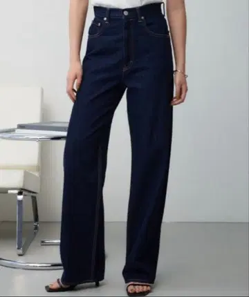 AZUL BY MOUSSY AZUL DENIM 하이웨스트 와이드 데님 L