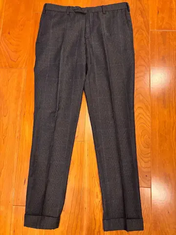 [ 48 ] INCOTEX 슬랙스 울 체크