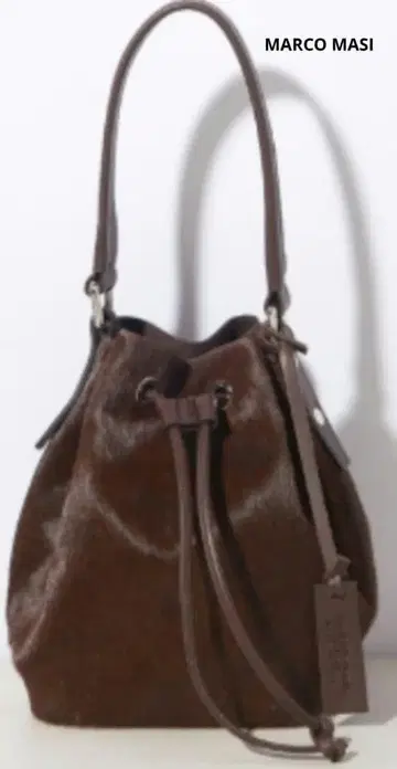 마르코 마시 MARCO MASI 송치 복조리 백 브라운