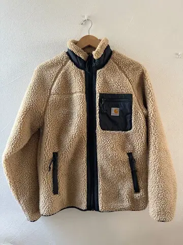 Carhartt WIP 칼하트 보아 플리스 자켓 베이지 S 새상품급