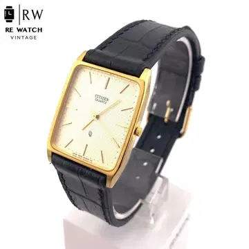 7-5118 CITIZEN 2830 쿼츠 손목시계 골드/블랙