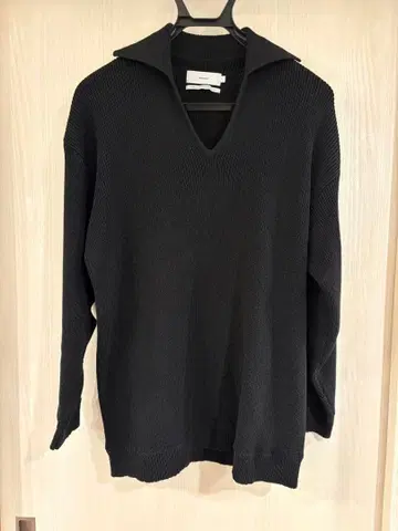 Graphpaper 블랙 스키퍼 니트