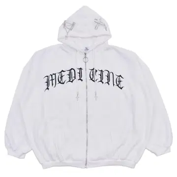 VOLCAN&APHRODITE 고양이 귀 로고 ZIP 후드티