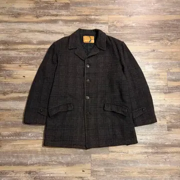 60's BRENT 체스터 코트 빈티지 울 코트 구제 의류