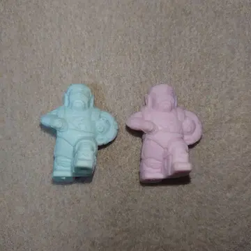 아마다 컬러 포즈 인형 봄버맨 지우개 피규어 세트