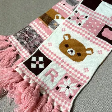 리락쿠마 니트 굿즈 머플러