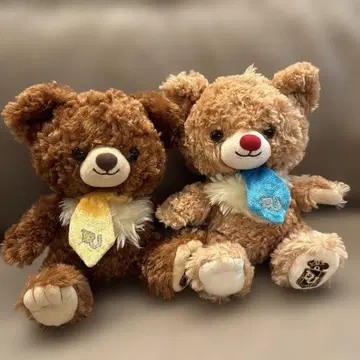 디즈니 스토어 한정판 유니베어시티 플러쉬 봉제 인형 2개 세트