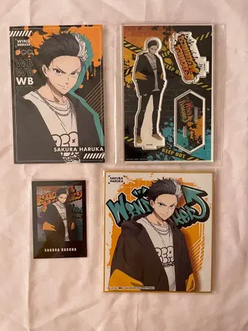 사쿠라 하루카 WINDBREAKER 윈브레 스트릿 액스 아크릴 스탠드