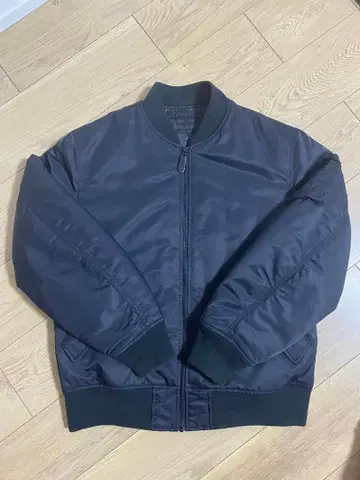 UNIQLO MA-1 플라이트 자켓 블랙 M