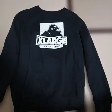 XLARGE 블랙 고릴라 로고 트레이닝복