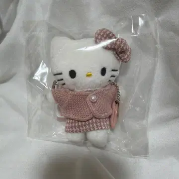 LOWRYSFARM 키티 트위드 핑크 체크 me% 참