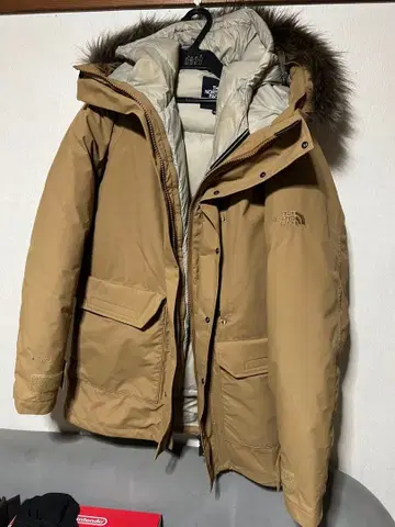 THE NORTH FACE 베이지 다운 자켓 XL