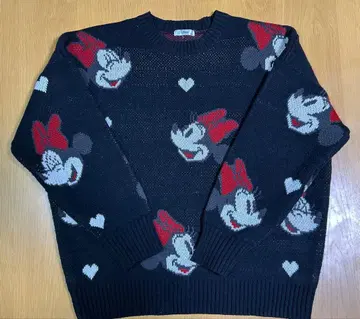 [ 완판템 ] Disney 아베일 미니 마우스 스웨터 L 사이즈