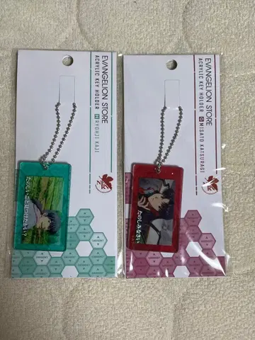 에반게리온 아크릴 키링 카츠라기 미사토 카지 료지