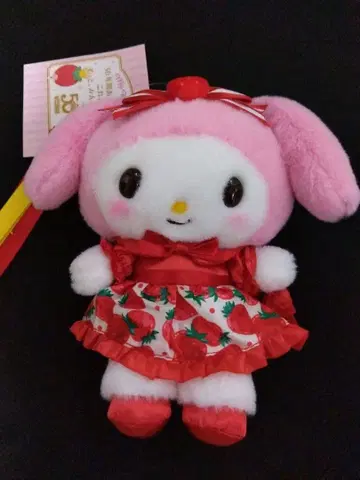 Sanrio 산리오 딸기 신문 50주년 마이멜로디 마스코트 홀더 완판템