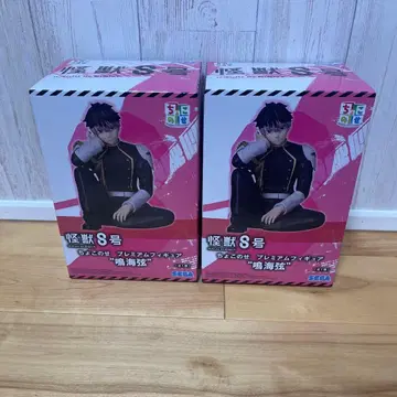 괴수 8호 나루미 겐 치요코노세 프리미엄 피규어 2체