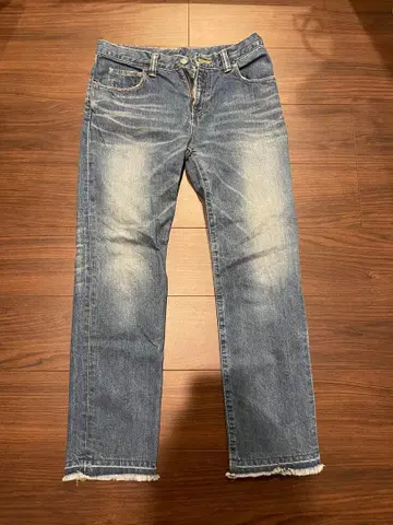 론 허먼 T2 H 빈티지 블루 스트레이트 데님