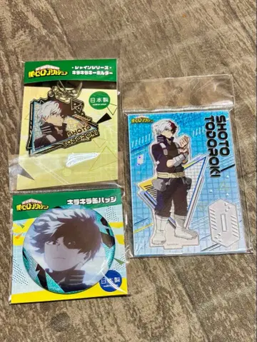 나의 히어로 아카데미아 토도로키 쇼토 아크릴 스탠드 배지 세트