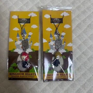 즉시 구매 킹덤하츠 아바타 마스코트 스트랩 2개 세트