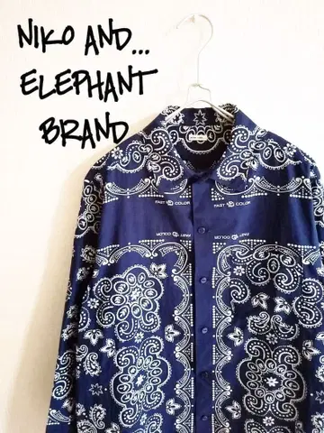 D221989 NIKO AND - x ELEPHANT BRAND 셔츠