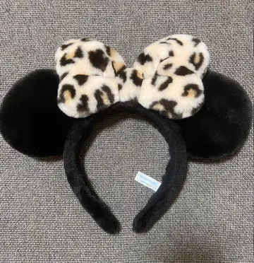 미니 레오파드 무늬 머리띠