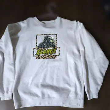 XLARGE 레오파드 프린트 맨투맨 M 사이즈