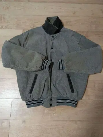 바시티 자켓 빈티지 그레이 XL