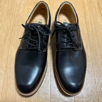 HAWKINS TRAVELLER 블랙 레이스업 슈즈 WIDE