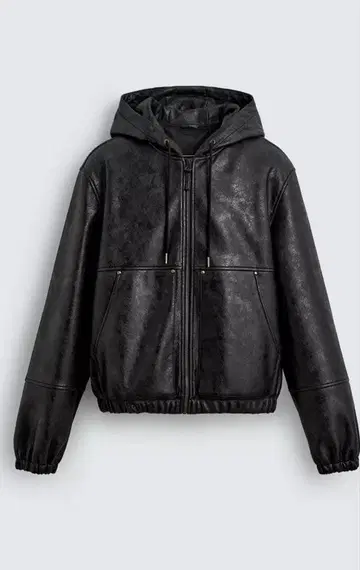 zara 페이크 가죽 자켓