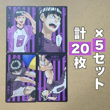 하이큐 보드게임 카드 츠토무 고시키 5세트