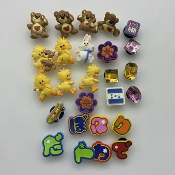 레어 미사용 스지즈 지비츠 액세서리 샌들 참 데코