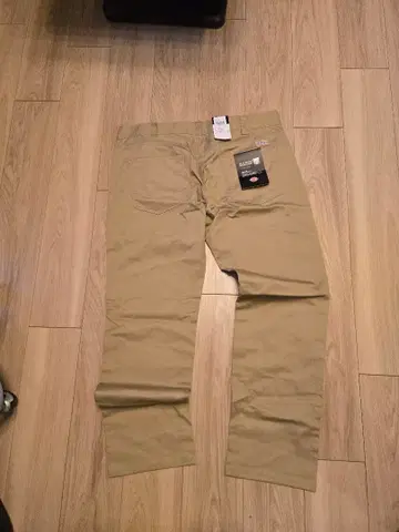 Dickies 플랫 프론트 워크 팬츠 36 베이지