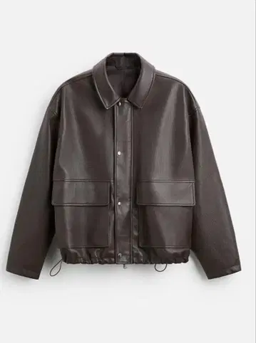 zara 페이크 레더 자켓
