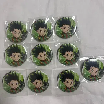 헌터헌터 등 맞대고 캔뱃지 곤 10개