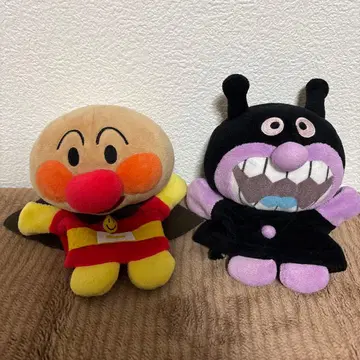 호빵맨 세균맨 봉제 인형 퍼펫