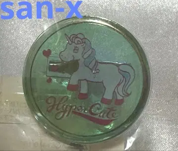 산엑스 유니콘 오로라 배지 헤이세이 레트로 san-x