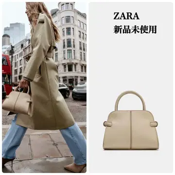완판템 ZARA 미니 시티백 택 포함 새상품 토프 그레이