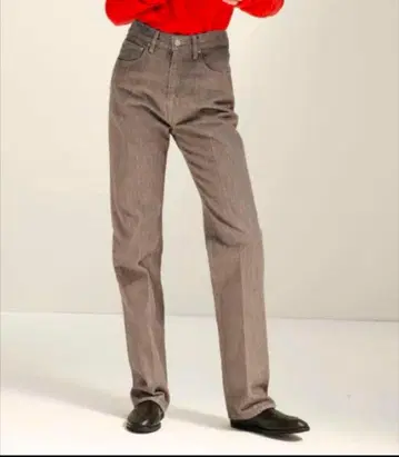 하드 트위스트 브라운 데님 5P 팬츠