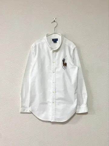 랄프 로렌 여성용 옥스퍼드 셔츠 빅 포니 화이트 S 상당